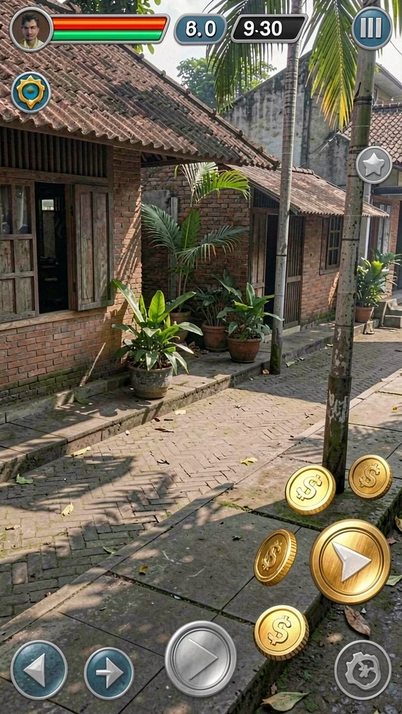 fufuslot - Antarmuka pengguna yang sederhana dan ramah.