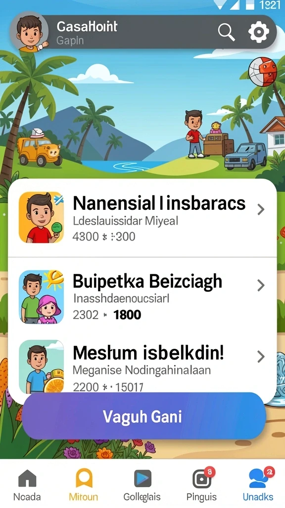 gems365 - Tampilan grafis menawan dari GEMS365 saat bermain.