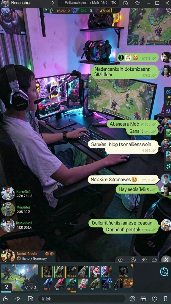 hartaspin - Screenshot memperlihatkan fitur kompetisi skor dengan teman.