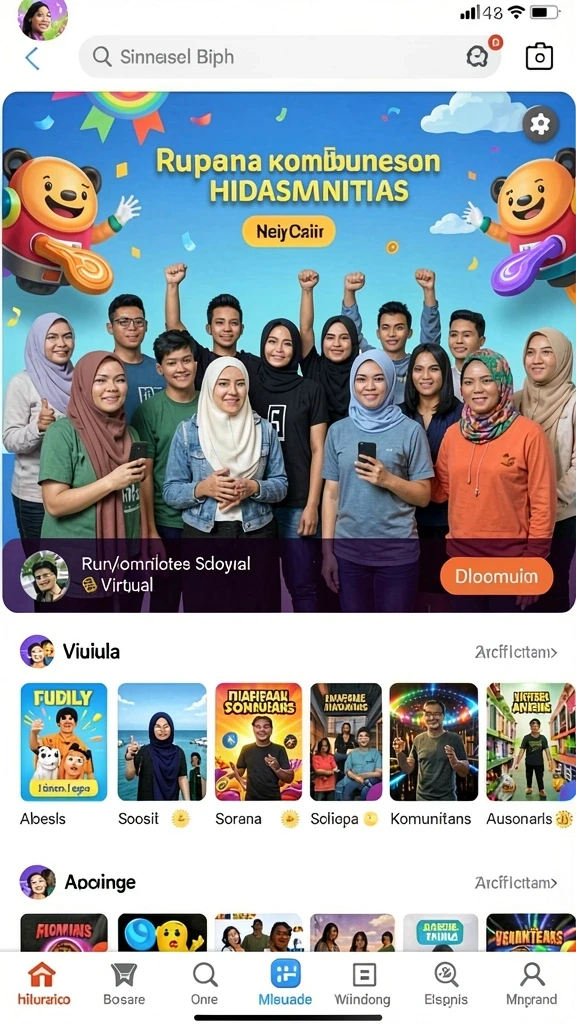 remi101 - Tampilan utama game yang menarik.