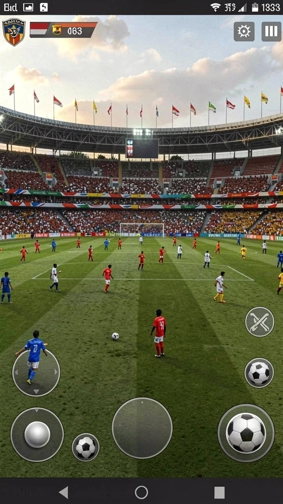 rpok - Menu permainan yang mudah dinavigasi dan intuitif.